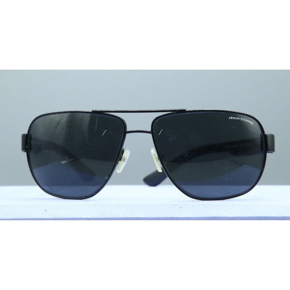 Armani Exchange AX2012S Matte Black Aviator Frames Mens 606387 62-14-125